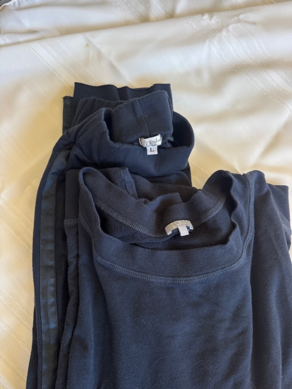 PJ Salvage Classic Navy Crewneck Sweatshirt and Matching Pants Set